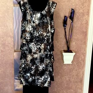Flattering comfortable dress! Perfect for dinner, party or wedding! XL